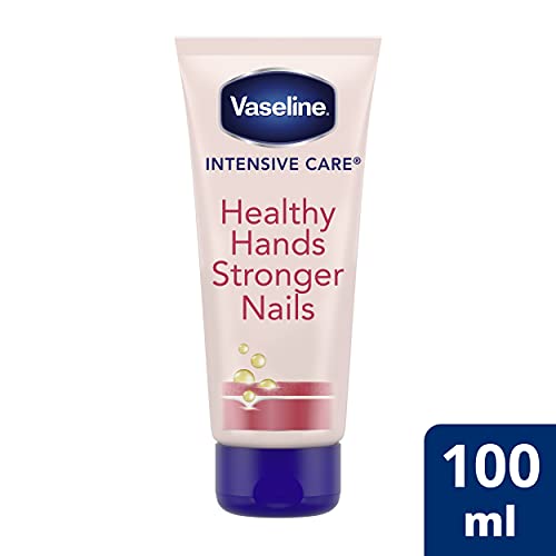 Vaseline Intensive Care Hand Lotion hands and nails treatment Healthy Hands Stronger Nails hand cream enriched with Keratin 100 ml