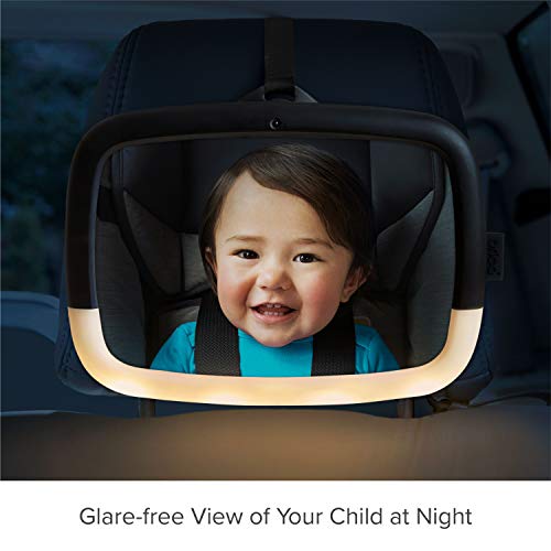 Brica Night Light Baby in-Sight Pivot Mirror, black (61443)