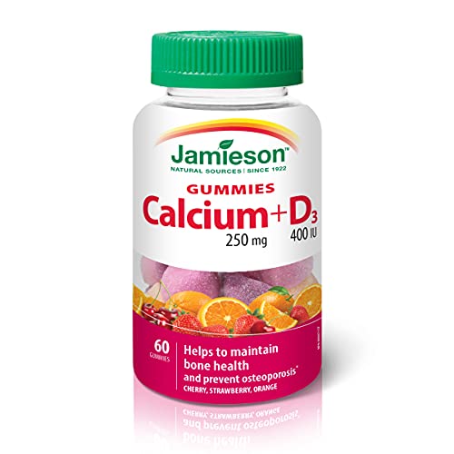 Jamieson Calcium + Vitamin D 60 Gummies