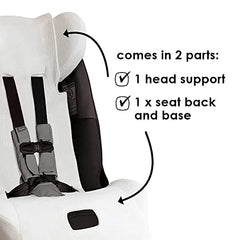 Diono Car Seat Summer Cover, Absorbs Excess Moisture, Compatible With Radian R Series & Rainier Convertible Car Seats, White