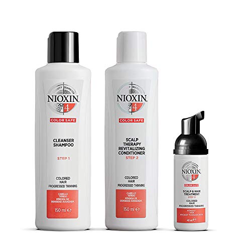 Nioxin Trial Kit System 4, Treatment for Color Treated Hair