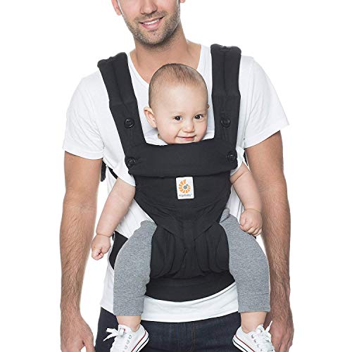 Ergobaby Carrier, 360 All Carry Positions Baby Carrier, Pure Black