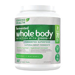 Fermented Whole Body Nutrition with Greens+ Superfood Powder, Natural, Vegan, Non GMO