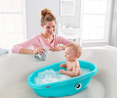 Fisher-Price Whale of a Tub - aquatic-themed baby bath that grows from infant to toddler