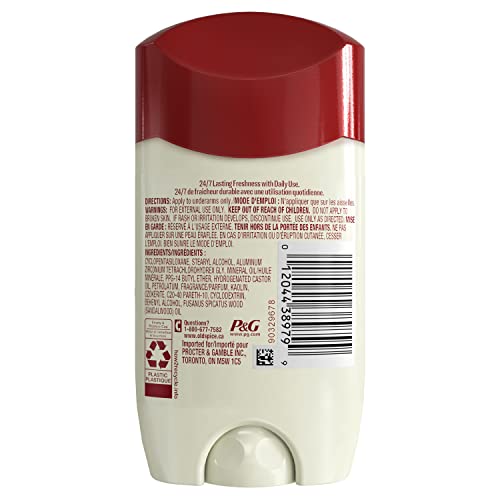 Old Spice Deodorant for Men, Fresh Collection, Invisible Solid, Timber with Sandalwood, 73g