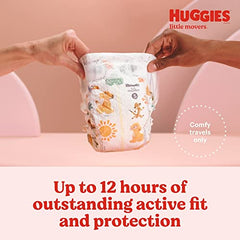 Huggies Little Movers Baby Diapers, Size 7, Giga Pack, 36ct