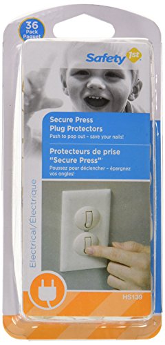 Safety 1st Secure Press Plug Protectors, 36-Pack