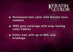 Schwarzkopf Keratin Color Permanent Hair Color Cream, 4.1 Dark Ash Brown, 1 Count