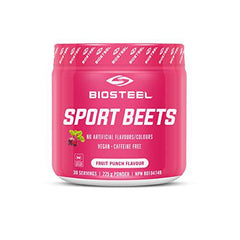 BioSteel Sports Beets Pre-Workout Powder, Non-GMO Formula, Fruit Punch, 30 Servings