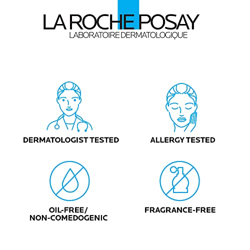 La Roche-Posay Face Cleanser, Toleriane Dermo-Cleanser Ultra-Sensitive Soothing & Hydrating Face Wash with Glycerin, Fragrance Free, Preservative Free, 200mL
