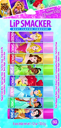 Lip Smacker Disney Princess Balm Party Pack, 8 Count, Multi