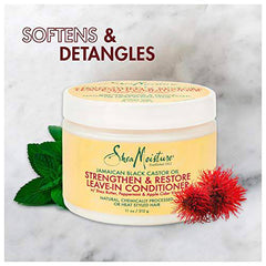 SheaMoisture Jamaican Black Castor Oil Strengthen & Restore Leave-in Conditioner - Zecoya