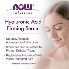 Now Foods Hyaluronic Acid Firming Serum,1-Ounce, Black