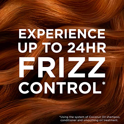 Garnier Whole Blends Sulfate Free Shampoo for Frizzy Hair, Up To 24 Hours of of Frizz Control, Coconut Oil, 335ML