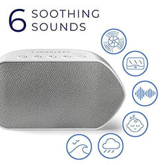 Yogasleep Soundcenter Travel White Noise Machine With 6 Natural Sounds & Sleep Timer, Brown Noise For Relaxing, Meditation, Office Privacy & Better Sleep, Nursey & Registry Must Have For Baby & Adults