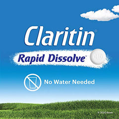 Claritin Rapid Dissolve Allergy Medicine, 24-Hour Non-Drowsy Relief 10 mg, 30 Tablets
