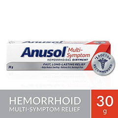 Anusol Multi-Symptom Hemorrhoidal Ointment, Hemorrhoid Relief Cream, 30g