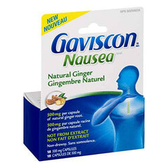 Gaviscon Nausea Natural Ginger Capsule