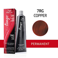 Wella Color Tango Permanent Masque Hair Color, 7RG Copper