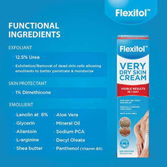 Flexitol Very Dry Skin Cream | Fast Relief For Severely Dry, Cracked, Itchy, Scaly & Chapped Skin | 125g