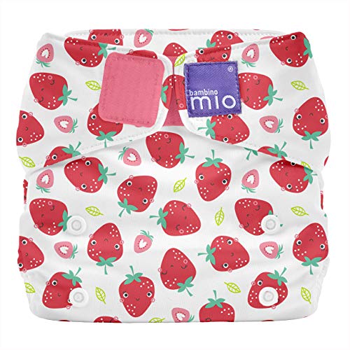 Bambino Mio Miosolo All-In-One Cloth Diaper, Strawberry Cream