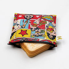 Bumkins Dc Comics Snack Bag, Wonder Woman Comic, Large