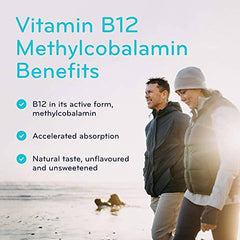 SISU Vitamin B12 1000 mcg Methylcobalamin, 180 Tablets - Sublingual Vitamin B12 Supplement - Metabolism & Red Blood Cell Support - Vegan, Non-GMO, Soy, Gluten & Dairy Free - 180 Servings (Pack of 1)