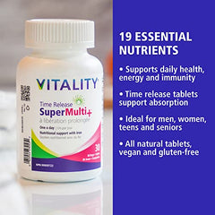 VITALITY Time Release Super Multi+ 30 Tablets (30 Days)