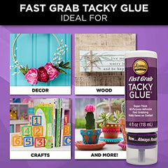 Aleene's Fast Grab Tacky Always Ready Adhesives, 4 oz