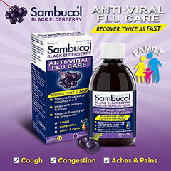 Black Elderberry Anti-Viral Flu Care Syrup - Zecoya