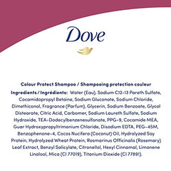 Dove Shampoo for coloured hair Colour Protect for up to 8 weeks of colour vibrancy 355 ml