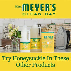 Mrs. Meyer's Soy Tin Candle, 12 Hour Burn Time, Made with Soy Wax and Essential Oils, Honeysuckle, 2.9 oz