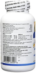 Nutripur GENIUS Kids and Teens - Concentration ADD/ADHD formula, 90 chewable softgels