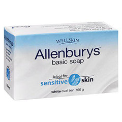 Allenburys White Oval Basic bar Soap