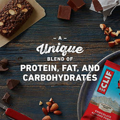 CLIF BAR - Energy Bars - Chocolate Almond Fudge - (68 Gram Protein Bars, 12 Count)