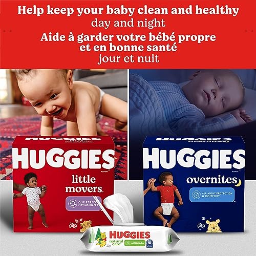 Diapers Size 5 - Huggies Overnites Night Time Disposable Diapers, 18ct, Jumbo Pack