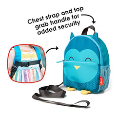 Diono Owl Character Kids Mini Back Pack Toddler Leash & Harness for Child Safety, with Padded Shoulder Straps for Child Comfort