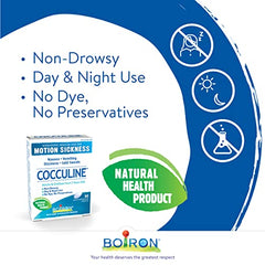 Boiron Cocculine, 60 tablets, Homeopathic Medicine for the relieves of motion sickness & nausea