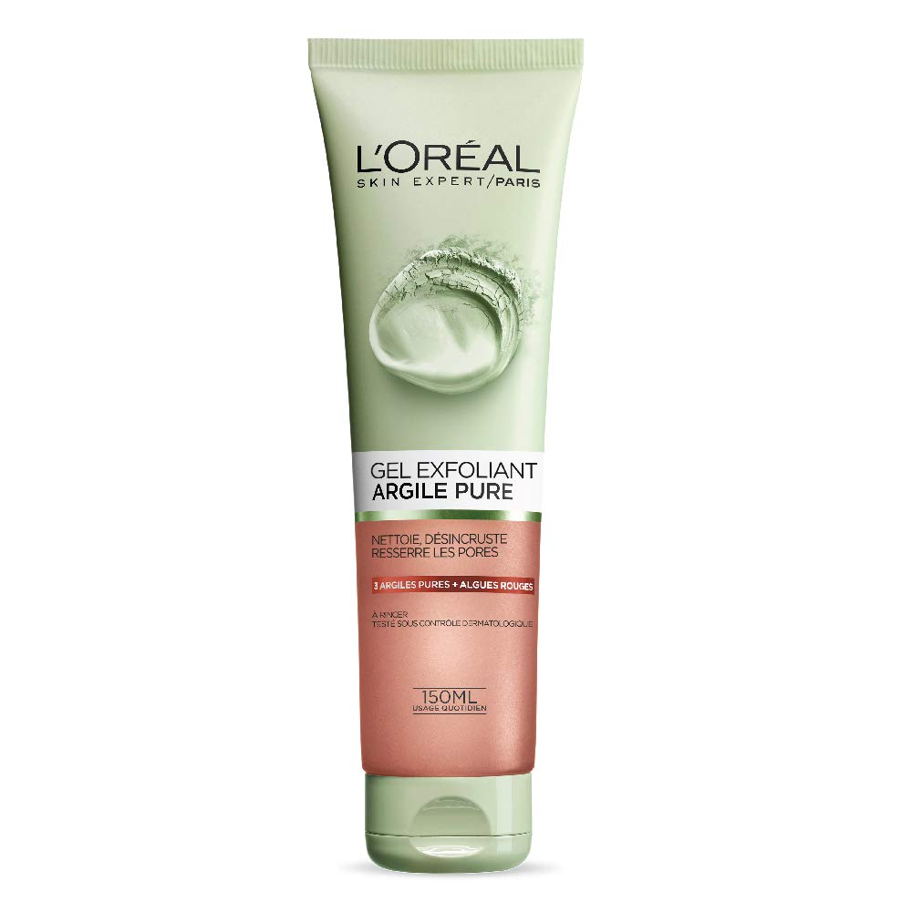 L'Oreal Skin Expert Pure-clay Cleanser Exfoliate and Refine, 5 ounces