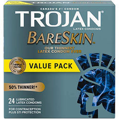 BareSkin Lubricated Condoms, Super Thin & Sensitive