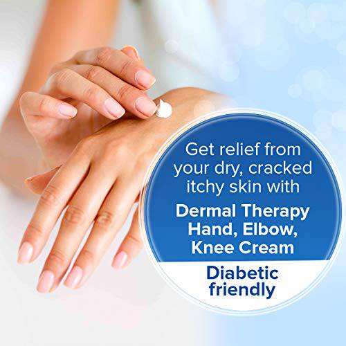 Dermal Therapy Hand Elbow And Knee Cream, Deep Penetrating Moisturizer, Fragrance Free - Zecoya