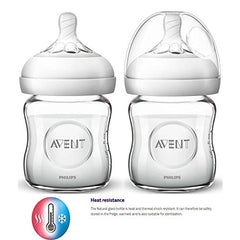 Philips Avent Natural Glass Bottle Baby Gift Set, SCD201/01