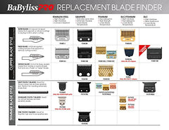 BaBylissPRO Zero-Gap Adjustable Replacement T-Blade for 788 Series Trimmers, 1 Count