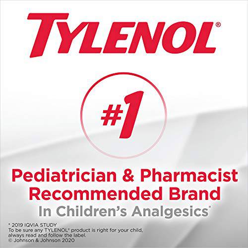 Tylenol Infant Fever, Teething and Pain Reliever for Baby, Grape Suspension Medicine, 24mL