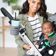 Skip Hop Universal Stroller Cup Holder, Stroll & Connect, Grey