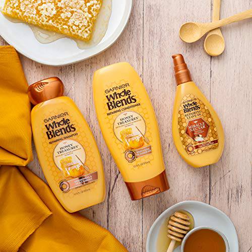 Garnier Whole Blends Honey Treasures Repairing Conditioner, 650 mL - Zecoya