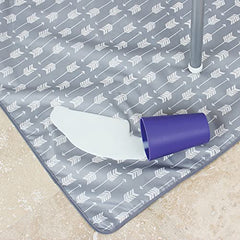 Bumkins Splat Mat, Waterproof, Washable for Floor or Table, Under Highchairs, Art, Crafts, Arrow, Playtime 42x42"