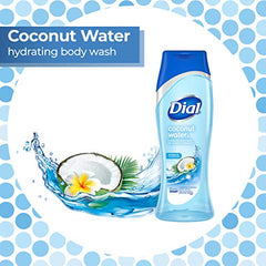 Dial Coconut Water Hydrating Body Wash, 473 Milliliters (Pack of 1)