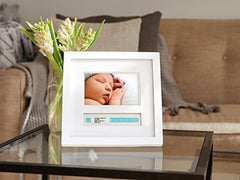 Pearhead Baby Hosipital ID Bracelet and Photo Keepsake Frame, White