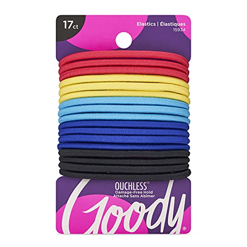 Goody Women's Ouchless 4 mm Elastics, Rio, 17 Count